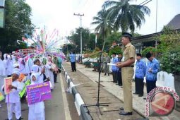 Ratusan Anak Mengikuti Pawai Sambut Ramadhan
