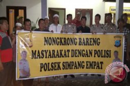 Polisi Tingkatkan Kamtibmas Gelar Nongkrong Bareng Masyarakat
