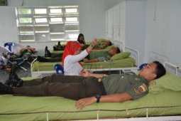 Korem 022/PT Gelar Donor Darah