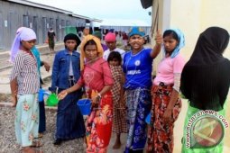 Polisi Geledah Barak Penampungan Rohingya Aceh Utara