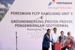 Presiden Resmikan PLTP Kamojang V