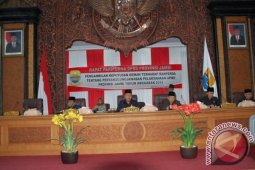 DPRD setujui Ranperda pertanggungjawaban pelaksanaan APBD 2014