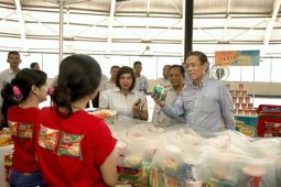 Indocement Sediakan "Shuttle-Angkot" Bazar Sembako Lebaran