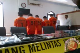 Polda tangkap lima perampok Rp1,5 miliar