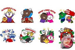 LINE perkenalkan stiker animasi Lebaran