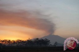 Abu Vulkanis Raung Masih Mengarah ke Jember