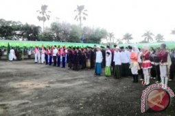 Kirab Merah Putih di Balikpapan Meriah