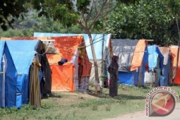 Warga Eks Rancong Dirikan Tenda