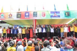 Pasangan Balon Firman-John Didukung Delapan Parpol Pilkada Melawi