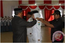 Bupati Sama Indra Kukuhkan Paskibra Aceh Selatan