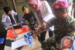Layanan Kesehatan Gratis Marinir
