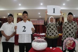 KPU Asahan Undi Nomor Urut Pasangan Calon