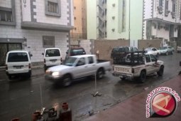 Makkah diguyur hujan