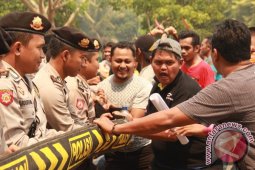 Polres HST Simulasi Pengamanan Pemilu