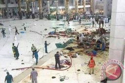 Empat jemaah haji embarkasi Makassar korban crane