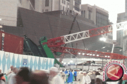 34 calon haji Indonesia jadi korban crane Masjidil Haram