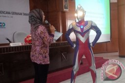Ultraman Diperkenalkan sebagai Ikon Pengurangan Risiko Bencana