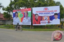 KPU Kapuas Hulu Mulai Pasang Alat Peraga Kampanye