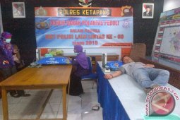 Polantas Ketapang Gelar Donor Darah