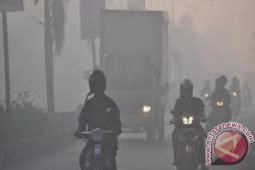 Kabut asap di Jambi tambah pekat
