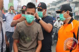 Pemkot Padangsidimpuan Bagikan Masker Kepada Masyarakat