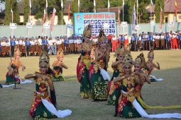 Tari "Pradhwaia Nilayam" Meriahkan Penutupan Porprov Bali
