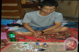 Polsekta Banjarmasin Selatan Tangkap Buruh Simpan Sabu