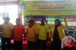 Yudi Hartono Terpilih Aklamasi Pimpin Golkar Jember