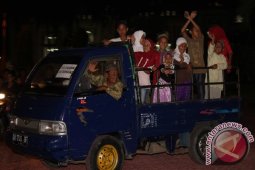 Dandim 0208 Asahan Lepas Pawai Takbir Idul Adha Kota Kisaran