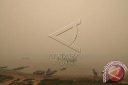 Kabut asap di Jambi terparah