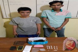 Polsek Lampihong Ringkus Pembawa Sepuluh Paket Sabu