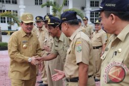Pj Bupati Asahan Pimpin Apel Gabungan Perdana