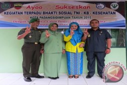 Pencanangan Bhakti Sosial TNI- KB Kesehatan Pemko Padangsidimpuan