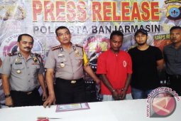 Polsekta Banjarmasin Tengah Ringkus Pembunuh Penjaga Hotel