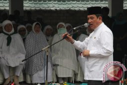 Pj Bupati Asahan Sambut Kepulangan Jemaah Haji
