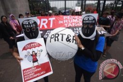 Unjuk Rasa Pekerja Rumah Tangga