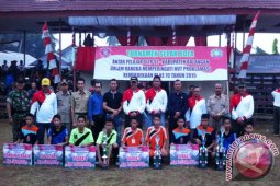 Dandim 1001 Tutup Turnamen Sepak Bola Pelajar Se-Balangan