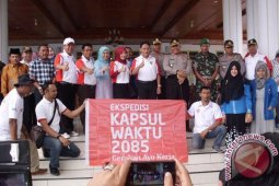 Tim ekspedisi kapsul waktu tiba di Bengkulu