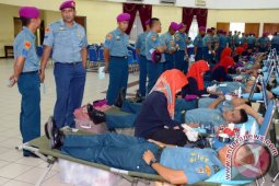 Ribuan Prajurit Marinir Ikuti Donor Darah