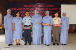 Lanud Atang Sendjaja Gelar Ceramah Kesehatan Reproduksi