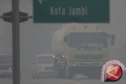 Kabut asap tebal kembali selimuti Jambi