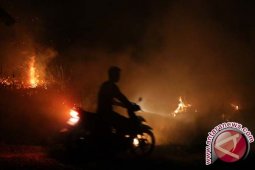 Suku Anak Dalam mengungsi akibat kebakaran lahan