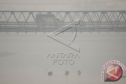 Kabut asap di Jambi tambah pekat