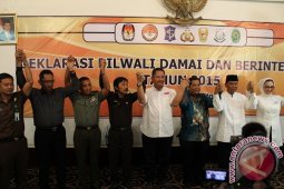 KPU Surabaya Deklarasikan Pilkada Damai-Berintegritas