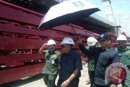 Gubernur Tinjau Pembangunan Jembatan Batu Rusa II