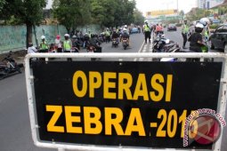 Operasi zebra Jambi tilangb ribuan pelanggar lalin