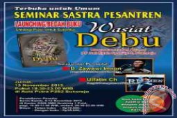 Santri/Alumni Sukorejo Luncurkan Buku Puisi Wasiat Debu