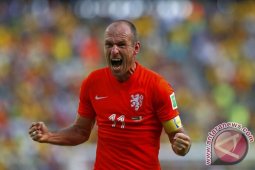 Dua gol Robben bawa Belanda kalahkan Wales