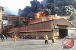 Gudang Penyimpanan Pupuk Petrokimia Gresik Terbakar