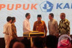 Peresmian Pabrik V Pupuk Kaltim